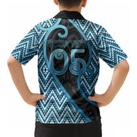 Custom Aotearoa Atua Ranginui Kid Hawaiian Shirt Maori Sky Father Koru Patterns