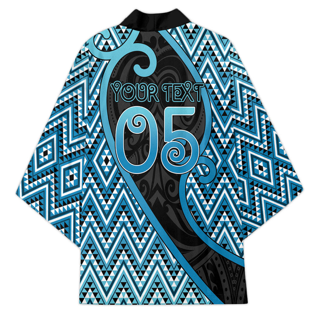 Custom Aotearoa Atua Ranginui Kimono Maori Sky Father Koru Patterns