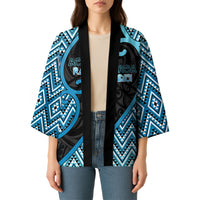Custom Aotearoa Atua Ranginui Kimono Maori Sky Father Koru Patterns