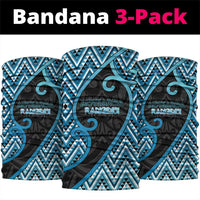 Aotearoa Atua Ranginui Neck Gaiter Maori Sky Father Koru Patterns