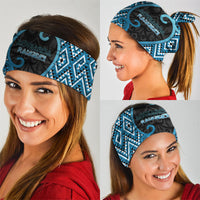 Aotearoa Atua Ranginui Neck Gaiter Maori Sky Father Koru Patterns
