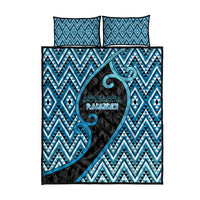 Aotearoa Atua Ranginui Quilt Bed Set Maori Sky Father Koru Patterns