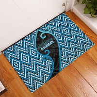 Aotearoa Atua Ranginui Rubber Doormat Maori Sky Father Koru Patterns