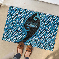 Aotearoa Atua Ranginui Rubber Doormat Maori Sky Father Koru Patterns