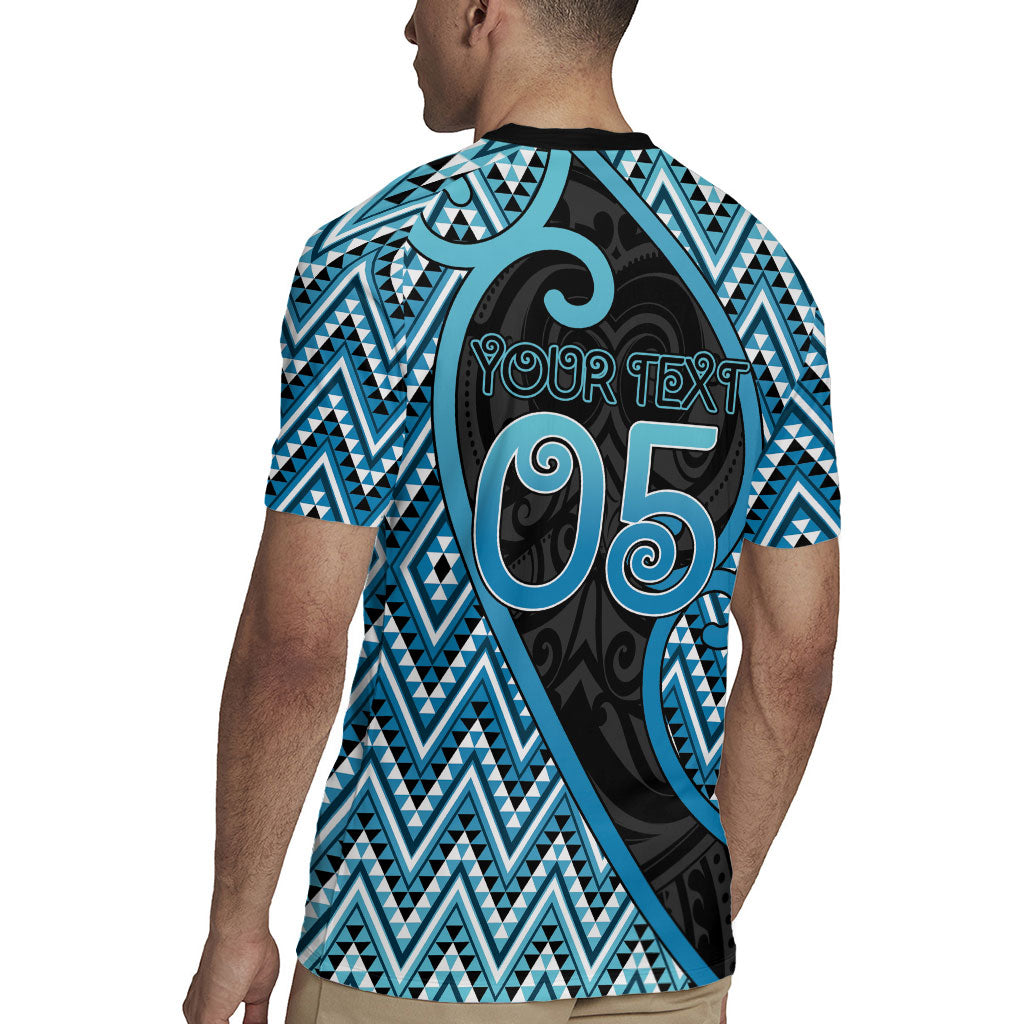 Custom Aotearoa Atua Ranginui Rugby Jersey Maori Sky Father Koru Patterns