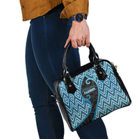 Aotearoa Atua Ranginui Shoulder Handbag Maori Sky Father Koru Patterns