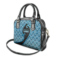 Aotearoa Atua Ranginui Shoulder Handbag Maori Sky Father Koru Patterns