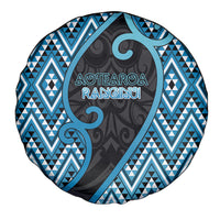 Aotearoa Atua Ranginui Spare Tire Cover Maori Sky Father Koru Patterns