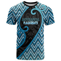 Custom Aotearoa Atua Ranginui T Shirt Maori Sky Father Koru Patterns