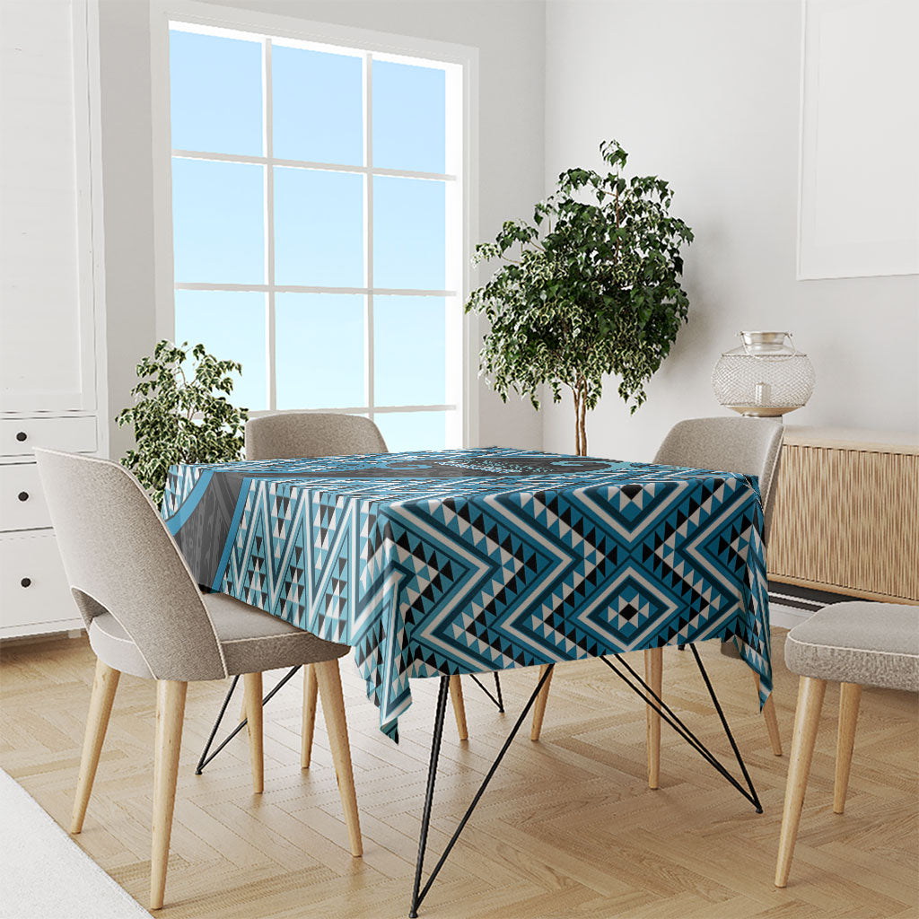 Aotearoa Atua Ranginui Tablecloth Maori Sky Father Koru Patterns