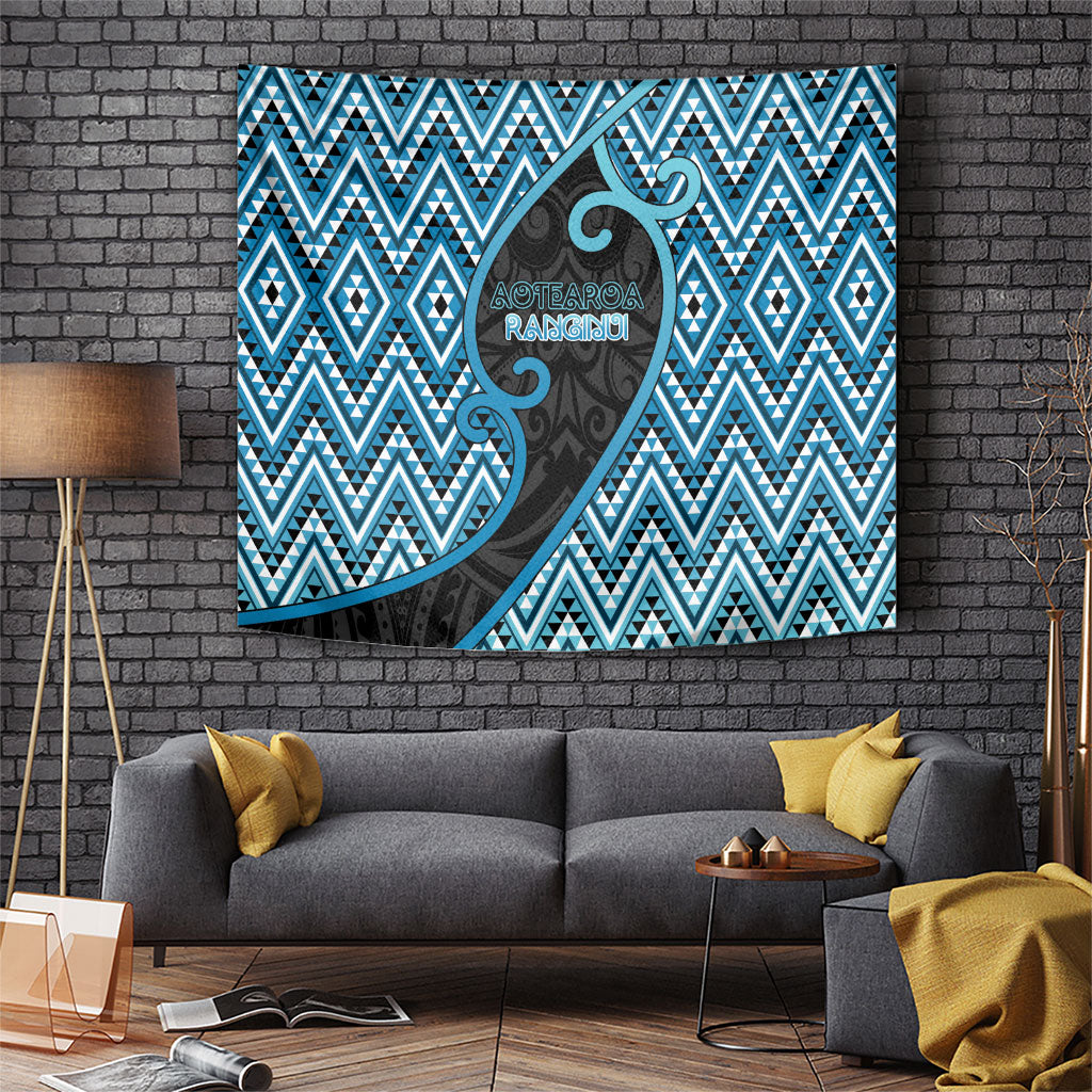 Aotearoa Atua Ranginui Tapestry Maori Sky Father Koru Patterns