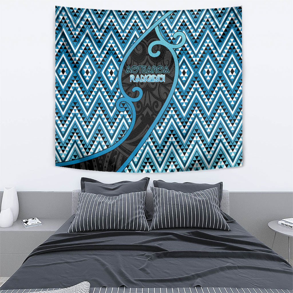 Aotearoa Atua Ranginui Tapestry Maori Sky Father Koru Patterns