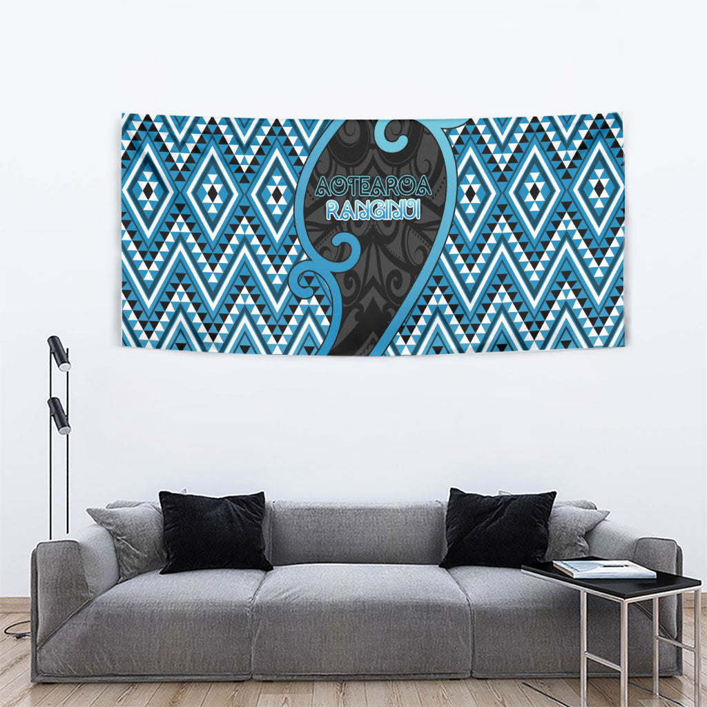 Aotearoa Atua Ranginui Tapestry Maori Sky Father Koru Patterns