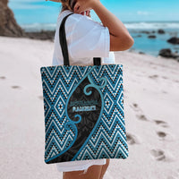 Aotearoa Atua Ranginui Tote Bag Maori Sky Father Koru Patterns