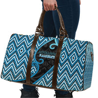 Aotearoa Atua Ranginui Travel Bag Maori Sky Father Koru Patterns