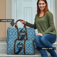 Aotearoa Atua Ranginui Travel Bag Maori Sky Father Koru Patterns
