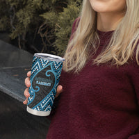 Custom Aotearoa Atua Ranginui Tumbler Cup Maori Sky Father Koru Patterns