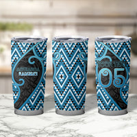 Custom Aotearoa Atua Ranginui Tumbler Cup Maori Sky Father Koru Patterns