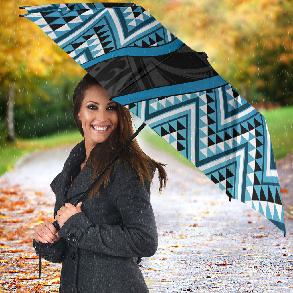 Aotearoa Atua Ranginui Umbrella Maori Sky Father Koru Patterns