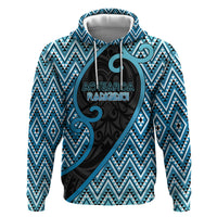 Custom Aotearoa Atua Ranginui Zip Hoodie Maori Sky Father Koru Patterns
