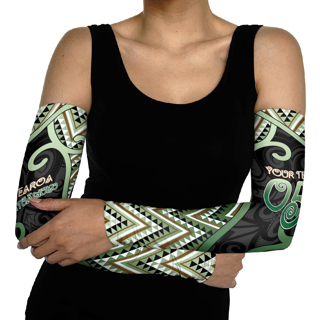 Custom Aotearoa Atua Papatuanuku Arm Sleeves Earth Mother Father Koru Patterns