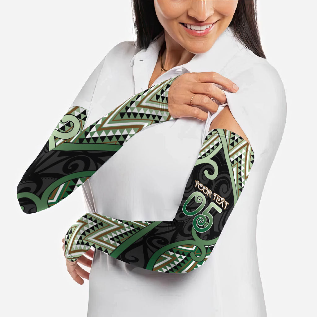 Custom Aotearoa Atua Papatuanuku Arm Sleeves Earth Mother Father Koru Patterns