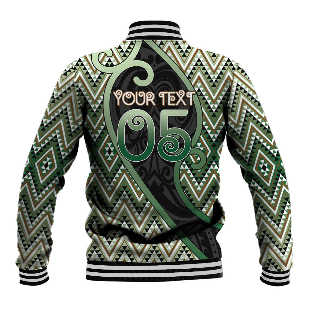 Custom Aotearoa Atua Papatuanuku Baseball Jacket Earth Mother Father Koru Patterns