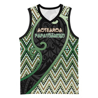 Custom Aotearoa Atua Papatuanuku Basketball Jersey Earth Mother Father Koru Patterns