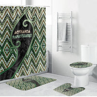 Aotearoa Atua Papatuanuku Bathroom Set Earth Mother Father Koru Patterns