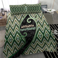 Aotearoa Atua Papatuanuku Bedding Set Earth Mother Father Koru Patterns