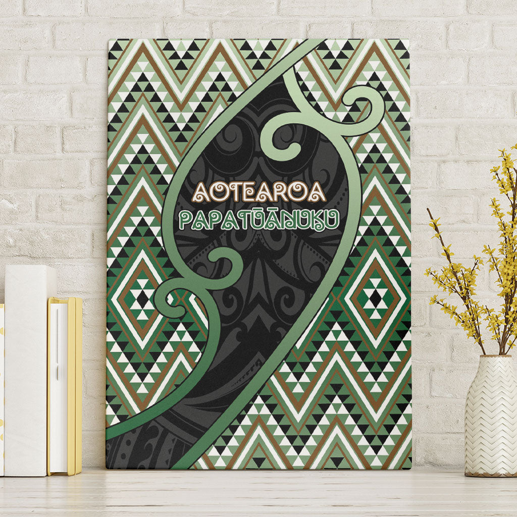Aotearoa Atua Papatuanuku Canvas Wall Art Earth Mother Father Koru Patterns