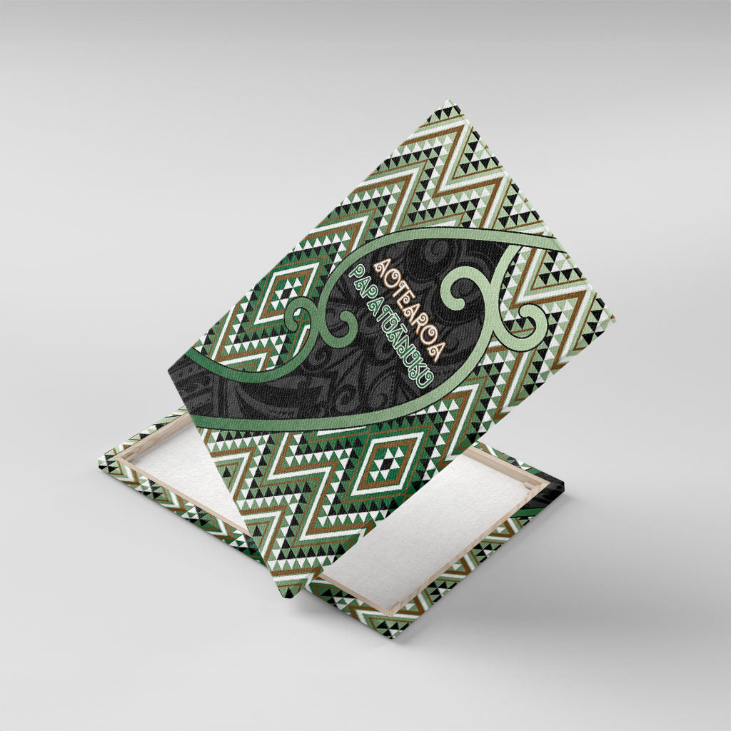 Aotearoa Atua Papatuanuku Canvas Wall Art Earth Mother Father Koru Patterns