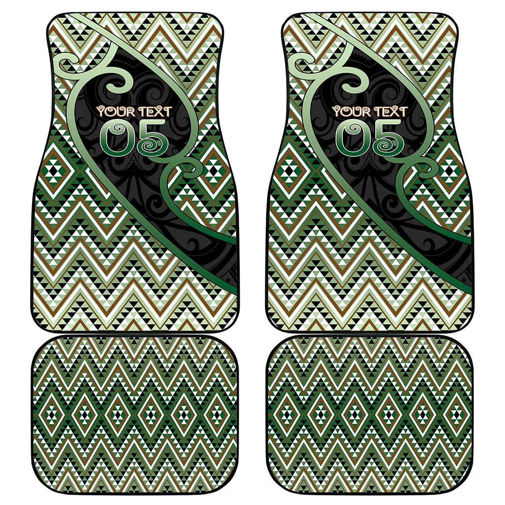 Custom Aotearoa Atua Papatuanuku Car Mats Earth Mother Father Koru Patterns