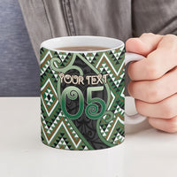 Custom Aotearoa Atua Papatuanuku Ceramic Mug Earth Mother Father Koru Patterns