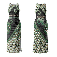 Custom Aotearoa Atua Papatuanuku Couples Matching Tank Maxi Dress and Hawaiian Shirt Earth Mother Father Koru Patterns