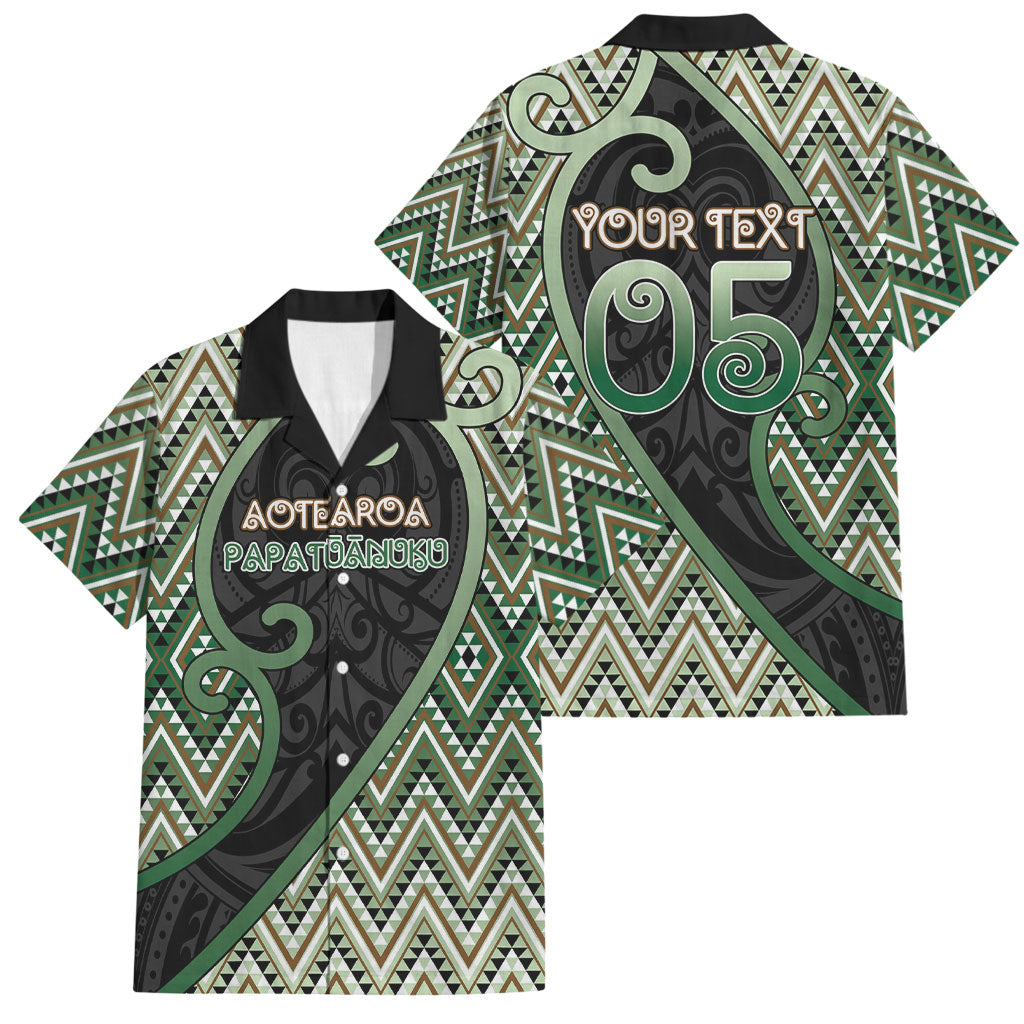 Custom Aotearoa Atua Papatuanuku Family Matching Off Shoulder Short Dress and Hawaiian Shirt Earth Mother Father Koru Patterns