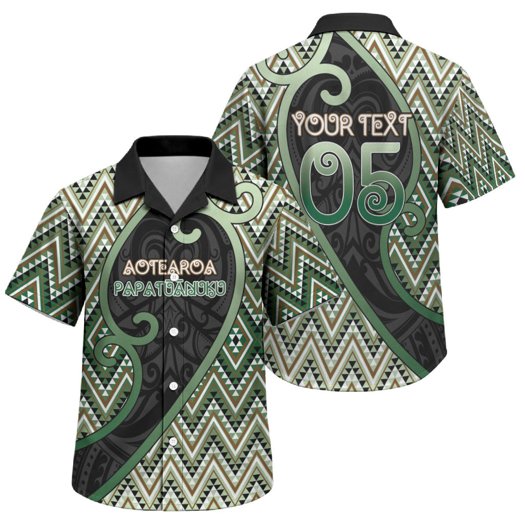 Custom Aotearoa Atua Papatuanuku Family Matching Off Shoulder Short Dress and Hawaiian Shirt Earth Mother Father Koru Patterns