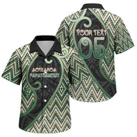 Custom Aotearoa Atua Papatuanuku Family Matching Off Shoulder Short Dress and Hawaiian Shirt Earth Mother Father Koru Patterns