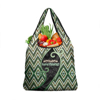 Aotearoa Atua Papatuanuku Grocery Bag Earth Mother Father Koru Patterns