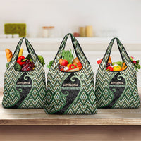 Aotearoa Atua Papatuanuku Grocery Bag Earth Mother Father Koru Patterns