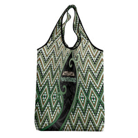 Aotearoa Atua Papatuanuku Grocery Bag Earth Mother Father Koru Patterns