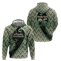 Custom Aotearoa Atua Papatuanuku Hoodie Earth Mother Father Koru Patterns