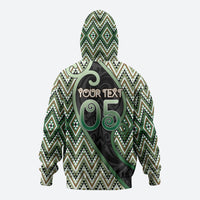 Custom Aotearoa Atua Papatuanuku Hoodie Earth Mother Father Koru Patterns