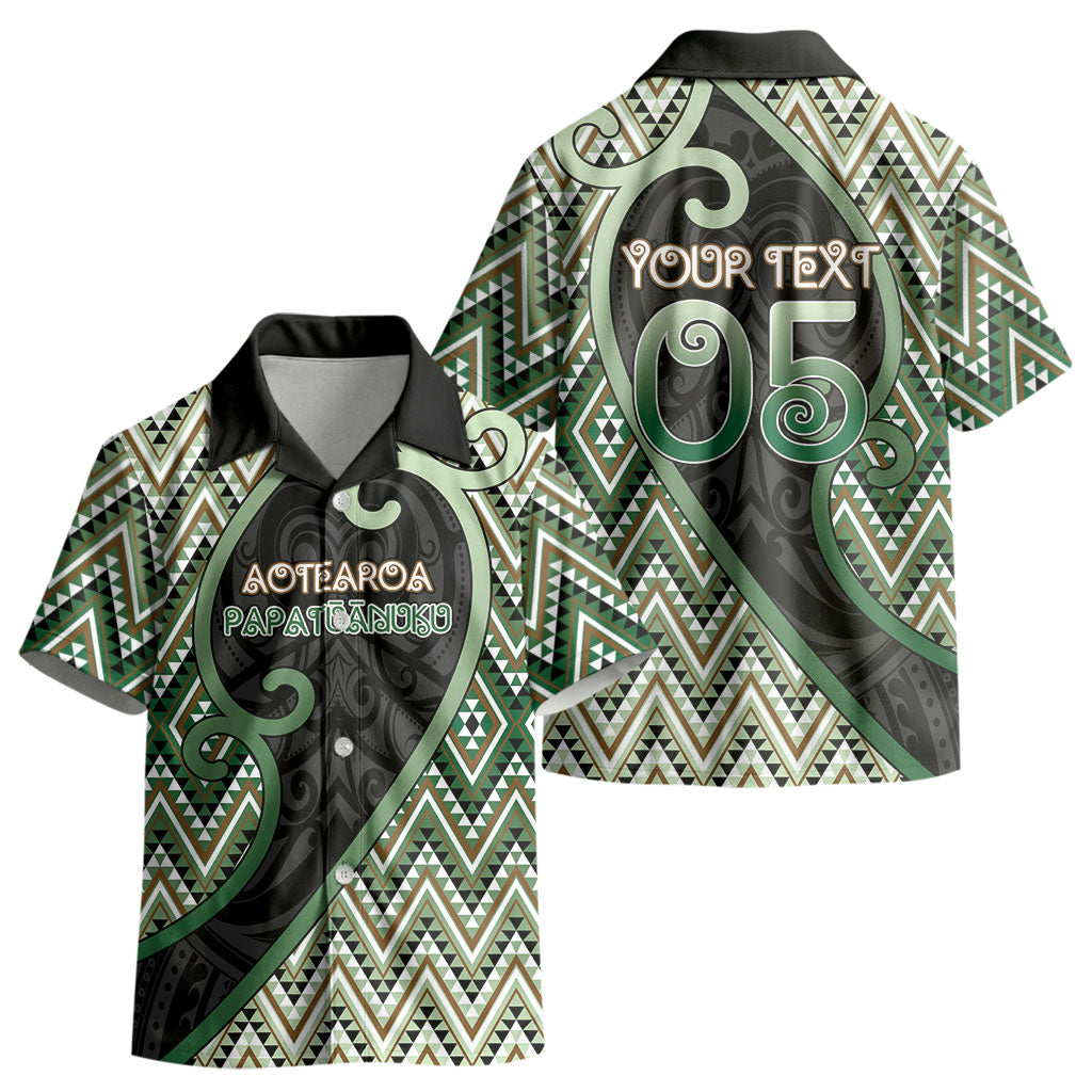 Custom Aotearoa Atua Papatuanuku Kid Hawaiian Shirt Earth Mother Father Koru Patterns