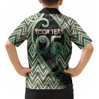 Custom Aotearoa Atua Papatuanuku Kid Hawaiian Shirt Earth Mother Father Koru Patterns