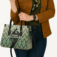 Aotearoa Atua Papatuanuku Leather Bag Earth Mother Father Koru Patterns