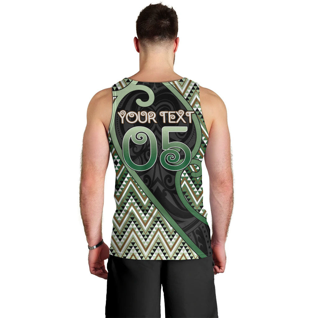 Custom Aotearoa Atua Papatuanuku Men Tank Top Earth Mother Father Koru Patterns