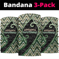 Aotearoa Atua Papatuanuku Neck Gaiter Earth Mother Father Koru Patterns