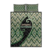 Aotearoa Atua Papatuanuku Quilt Bed Set Earth Mother Father Koru Patterns