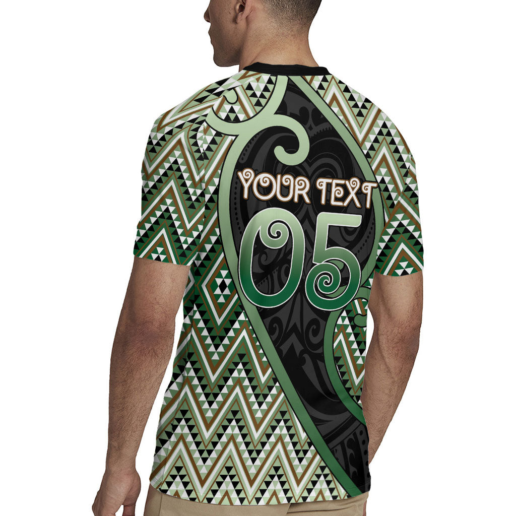 Custom Aotearoa Atua Papatuanuku Rugby Jersey Earth Mother Father Koru Patterns